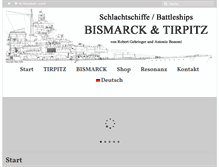 Tablet Screenshot of bismarck-tirpitz.com